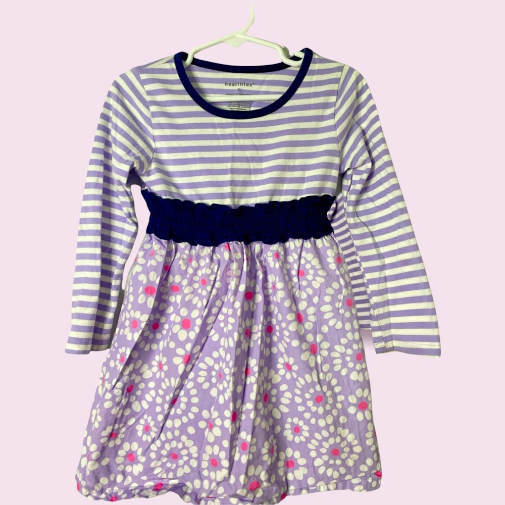 Girls 3t purple flower dress